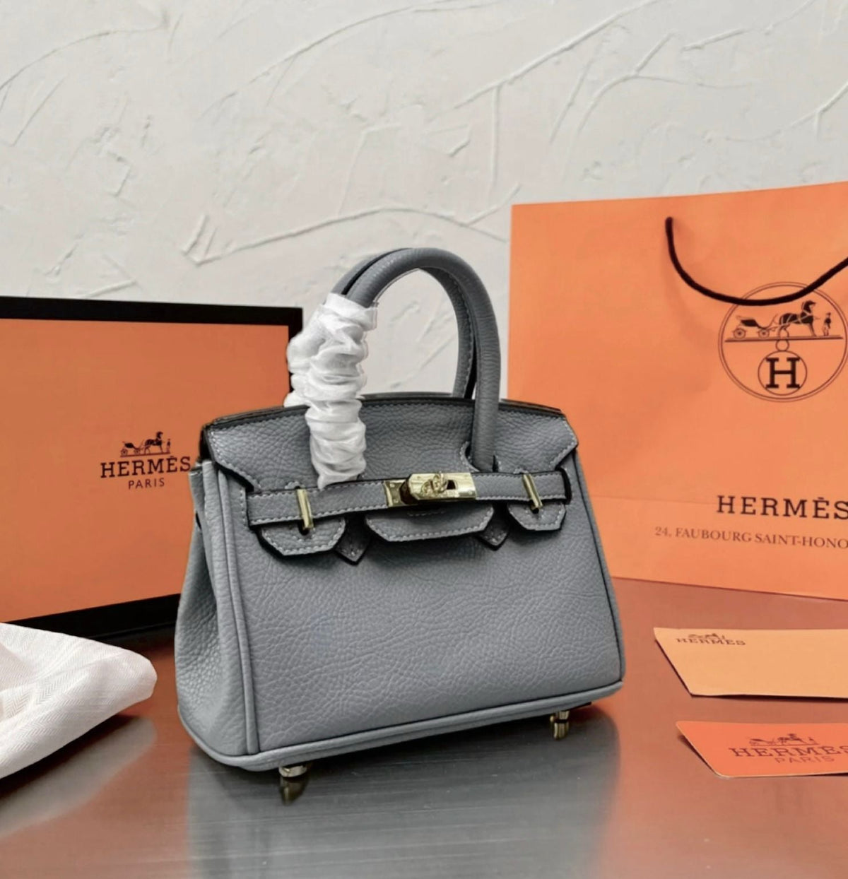 Hermès Birkin 25 (Gris Meyer)