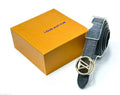 Louis Vuitton LV Circle Epi Leather Belt (Gold Hardware)
