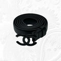 Chanel CC Minimalist Belt (Matte Black / So Black Hardware)