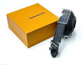 Louis Vuitton LV Cut-Out Epi Leather Belt (Silver Hardware)
