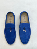 Loro Piana Summer Walk Loafers (Royal Blue)