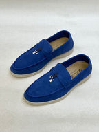 Loro Piana Summer Walk Loafers (Royal Blue)