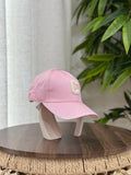 Celine Initial "C" Baseball Cap in Cotton (Pink / Light Pink)