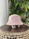 Christian Dior Teddy-D Bucket Hat (Pink Velvet - Script Logo)