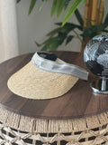 Christian Dior D-Ocean Visor (Straw & Blue)