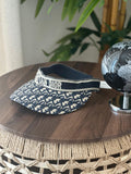 Christian Dior D-Oblique Visor (Blue Oblique Jacquard)