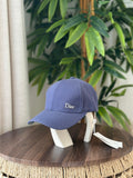 Christian Dior DiorOblique Underbrim Baseball Cap (Slate Blue / Navy)