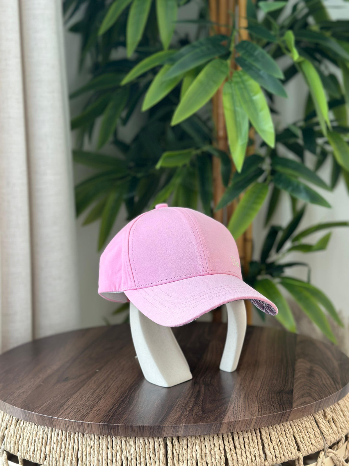 Christian Dior DiorOblique Underbrim Baseball Cap (Vibrant Pink)