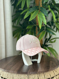 Christian Dior DiorOblique Brim Baseball Cap (Pastel Pink)