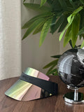 Christian Dior Club V1U Visor (Multicolor Pink/Green Mirror)