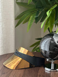DiorClub V1U Visor (Black & Rose Gold Mirror)
