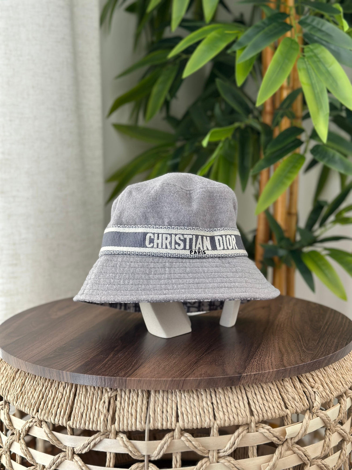 Christian Dior Teddy-D Bucket Hat (Grey)