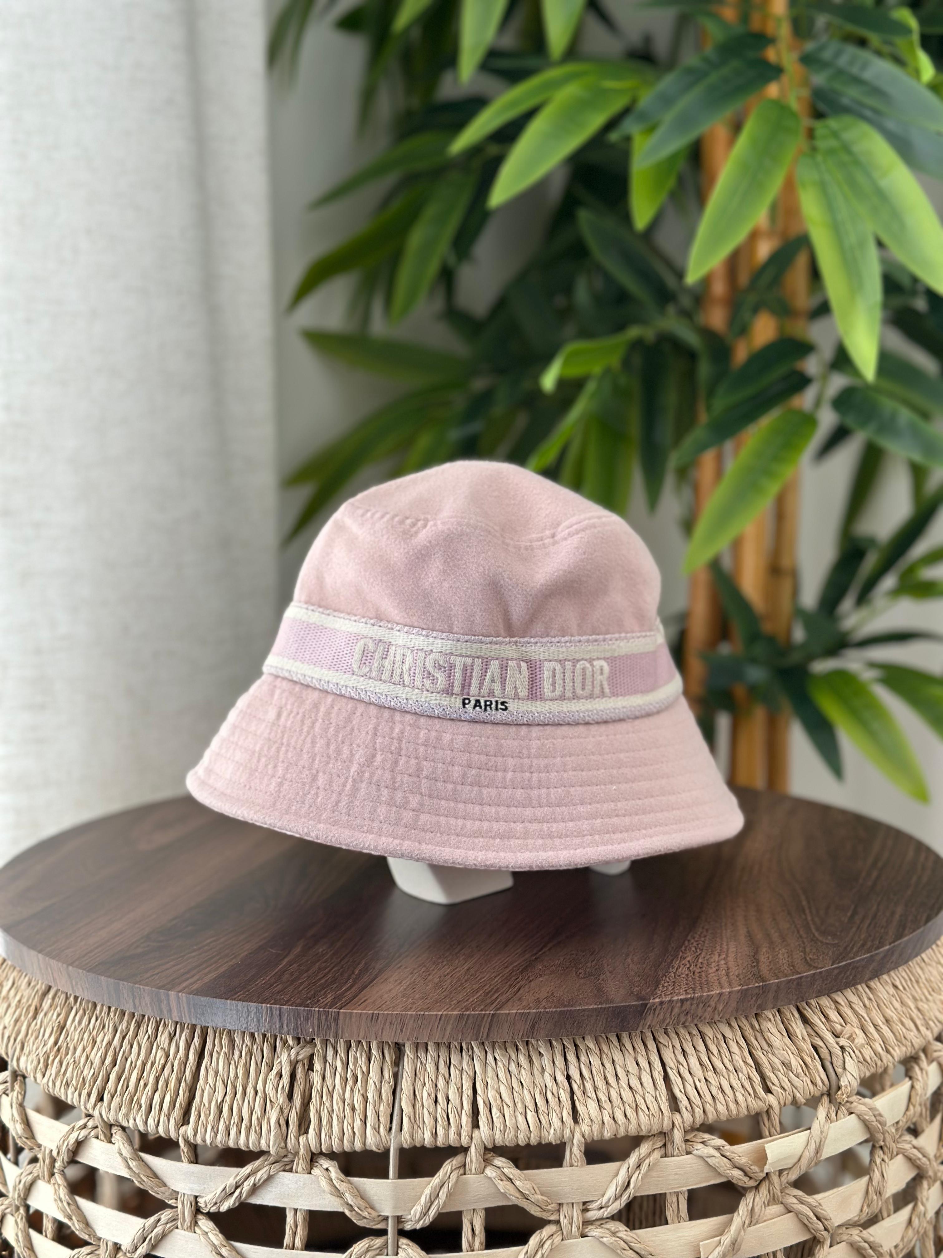 Christian Dior Teddy-D Bucket Hat (Pink)