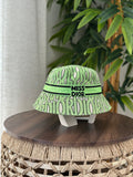 Miss Dior Bucket Hat (Green & White)