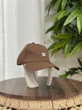 Celine Small Triomphe Baseball Cap (Brown)