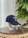 Celine College Triomphe Baseball Cap (Navy/White)