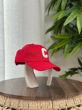 Celine Initial Baseball Cap (Red)