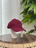 Celine Triomphe Baseball Cap (Burgundy / Bordeaux)