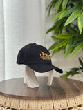 Hermès Nevada Calèche Cap (Black/Orange)