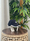 Miu Miu Bi-Color Canvas Baseball Cap (Black/White)