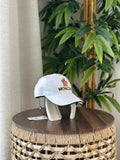 Moncler Embroidered Logo Baseball Cap (White)
