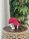 Polo Ralph Lauren Cotton Chino Ball Cap (Red / Navy Blue Pony)