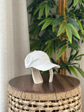 Celine Triomphe Baseball Cap (White)