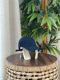 Brunello Cucinelli Embroidered Crest Cotton Baseball Cap (Navy Blue)