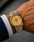 Rolex Datejust 41 Two-Tone Yellow Gold/Oystersteel (Golden Fluted Motif Dial)