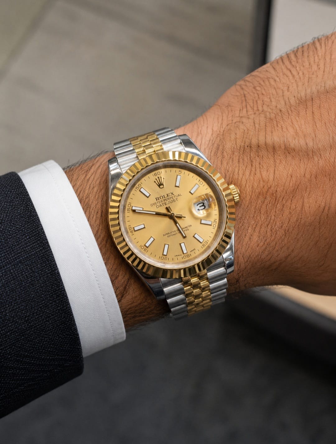 Rolex Datejust 41 Two-Tone Yellow Gold/Oystersteel (Champagne Dial)