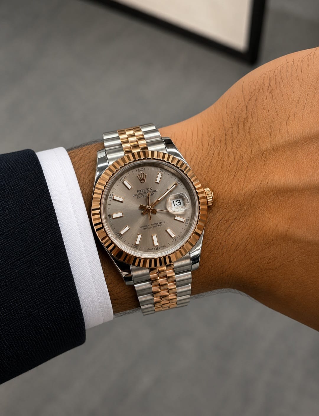 Rolex Datejust 41 Two-Tone Everose Gold/Oystersteel (Sundust Dial)