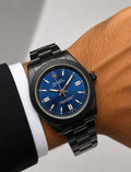 Rolex Oyster Perpetual (Matte Black / Blue Dial)