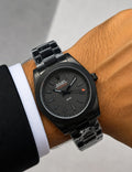 MAD Paris Custom Rolex Milgauss (Matte Black / Textured Dark Grey Dial)