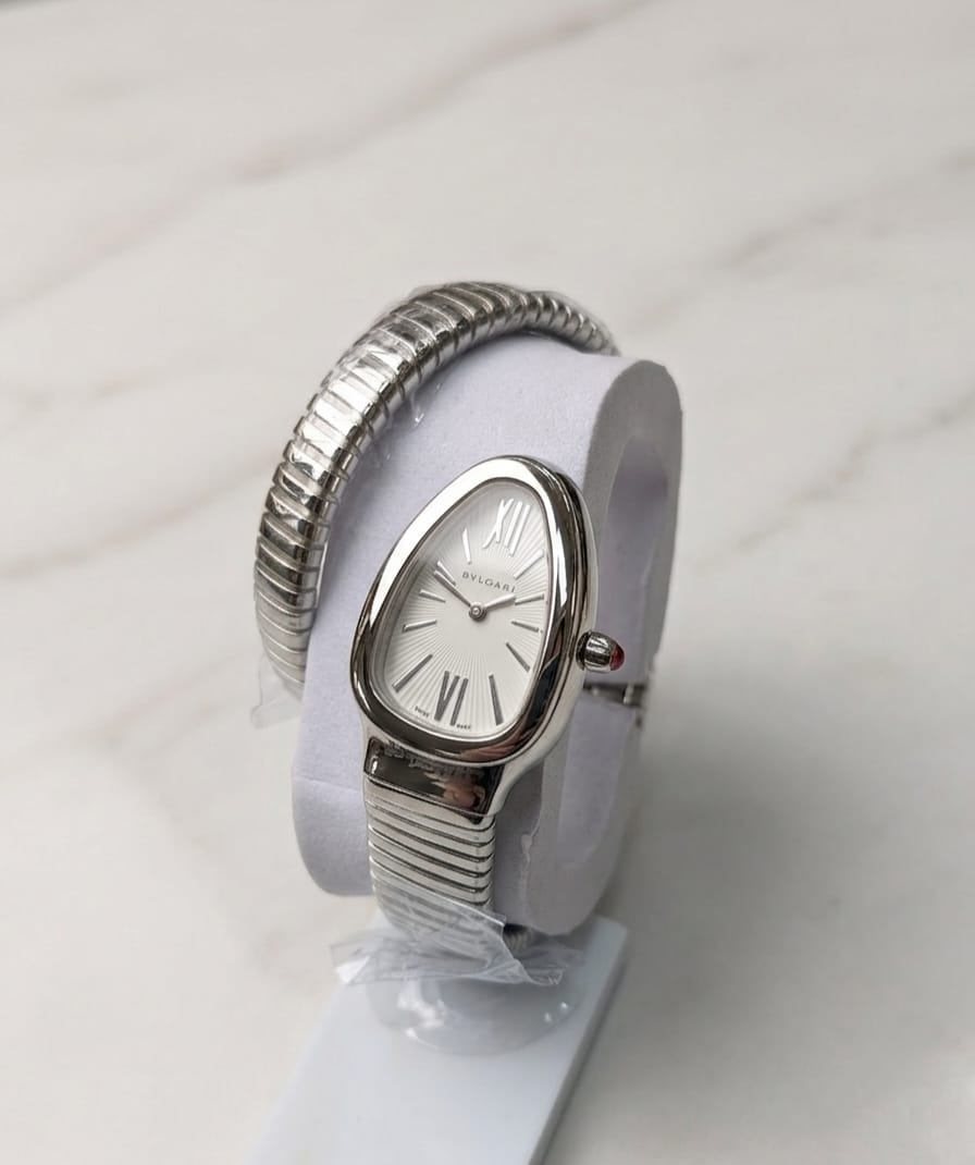 Bulgari Serpenti Tubogas (Steel / Silver Dial)