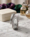 Bulgari Serpenti Tubogas (Steel / Silver Dial / Diamonds)