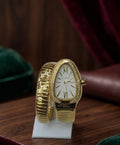 Bulgari Serpenti Tubogas (Yellow Gold / Silver Dial / Diamonds)