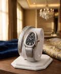 Bvlgari Serpenti Tubogas (Stainless Steel / Black Dial)