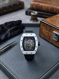 Richard Mille RM 055 Bubba Watson (White Ceramic / Black Strap)