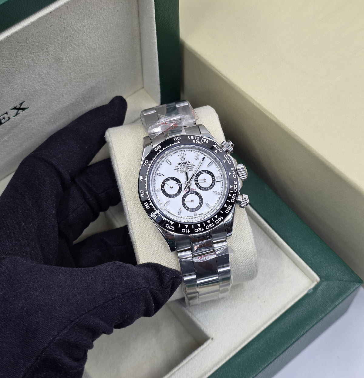 Rolex Cosmograph Daytona (Stainless Steel / White Dial / Ceramic Bezel)