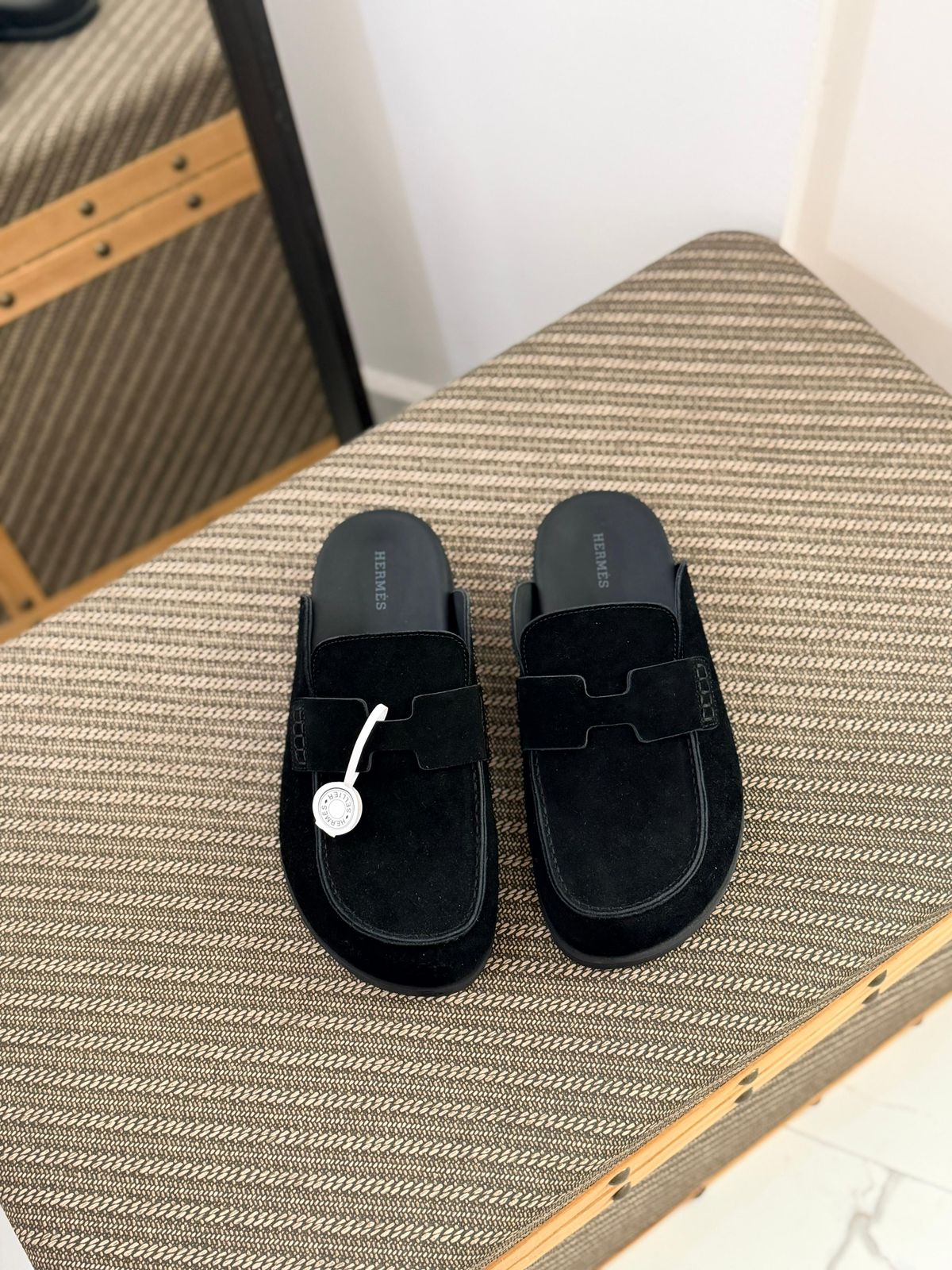 Hermès Ancora Mule (Noir)