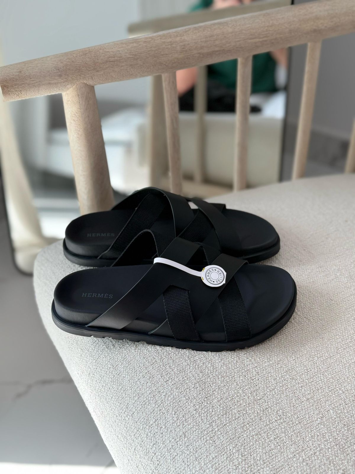 Hermès Éric Sandal (Noir)