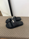 Hermès Empire Sandal (Noir / Black)