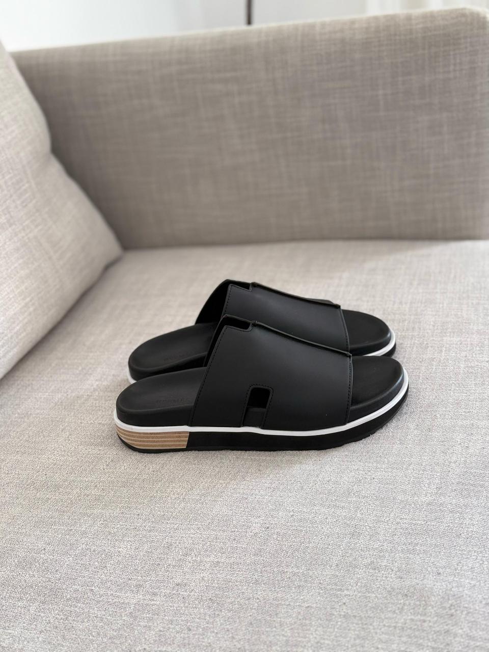 Hermès Electro Sandal (Noir / Black)