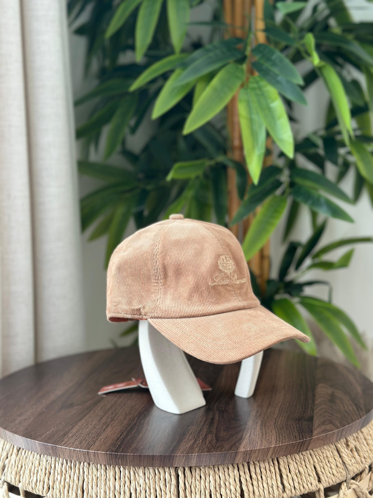 Loro Piana Reversible Corduroy Baseball Cap (Beige / Desert Dune)