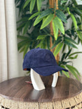 Loro Piana Reversible Corduroy Baseball Cap (Navy Blue / Blue Intense)