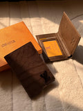 Louis Vuitton Taiga Leather Pocket Organizer (Dark Brown / Espresso)