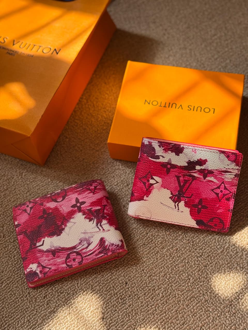 Louis Vuitton Multiple Wallet (Monogram Surfin' Pink / Sunset)