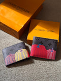 Louis Vuitton x Yayoi Kusama Multiple Wallet (Monogram Eclipse Canvas with Multicolor Pumpkin Print)