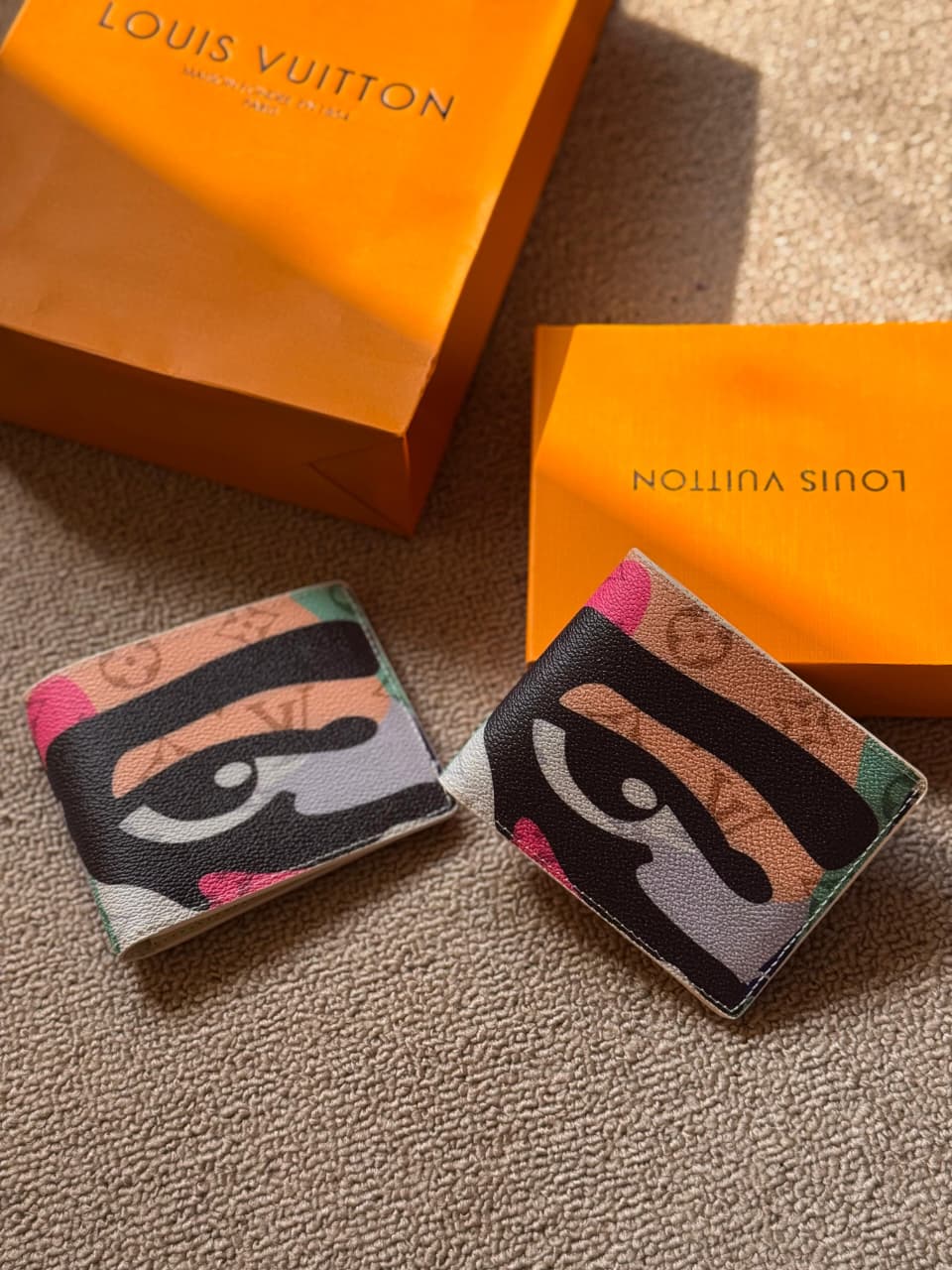 Louis Vuitton Multiple Wallet Monogram Faces (Multicolor)