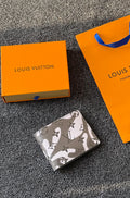 Louis Vuitton Multiple Wallet Monogram Eclipse Reverse Waves (Grey/White)